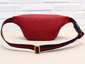 GUCCI PRINT SMALL BELT BAG RED