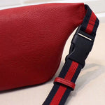 GUCCI PRINT SMALL BELT BAG RED