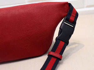 GUCCI PRINT SMALL BELT BAG RED