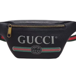 GUCCI PRINT SMALL BELT BAG BLACK