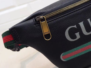 GUCCI PRINT SMALL BELT BAG BLACK