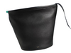 CELINE CLAPS CALFSKIN LEATHER BUCKET BAG BLACK