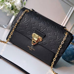 LOUIS VUITTON MONOGRAM EMPREINTE VAVIN CHAIN WALLET BLACK M63398