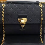 LOUIS VUITTON MONOGRAM EMPREINTE VAVIN PM BLACK M44151