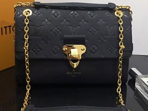 LOUIS VUITTON MONOGRAM EMPREINTE VAVIN PM BLACK M44151