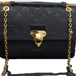 LOUIS VUITTON MONOGRAM EMPREINTE VAVIN PM BLACK M44151