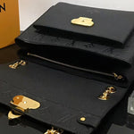 LOUIS VUITTON MONOGRAM EMPREINTE VAVIN PM BLACK M44151