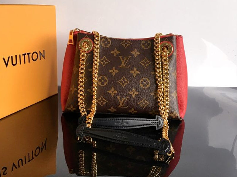 LOUIS VUITTON MONOGRAM CANVAS SURENE BB RED M43776