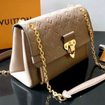 LOUIS VUITTON MONOGRAM EMPREINTE VAVIN PM BEIGE M43931