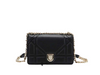 DIOR SMALL DIORAMA LAMBSKIN BAG BLACK D0526