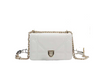 DIOR SMALL DIORAMA LAMBSKIN BAG WHITE D05264