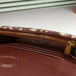 DIOR OBLIQUE SADDLE CLUTCH BURGUNDY D56162