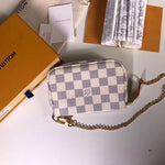 LOUIS VUITTON DAMIER AZUR CANVAS MINI POCHETTE ACCESSOIRES N58010