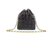 DIOR MISS DIOR LAMBSKIN BUCKET BAG BLACK