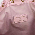 DIOR MISS DIOR LAMBSKIN BUCKET BAG PINK