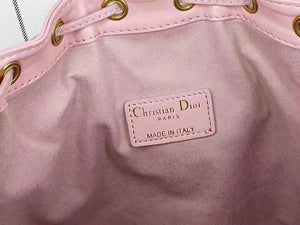 DIOR MISS DIOR LAMBSKIN BUCKET BAG PINK