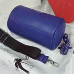 DIOR ROLLER POUCH IN DENIM GRAINED CALFSKIN BLUE