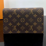 LOUIS VUITTON MONOGRAM CANVAS FLORE CHAIN WALLET M67405