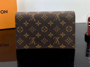 LOUIS VUITTON MONOGRAM CANVAS FLORE CHAIN WALLET M67405