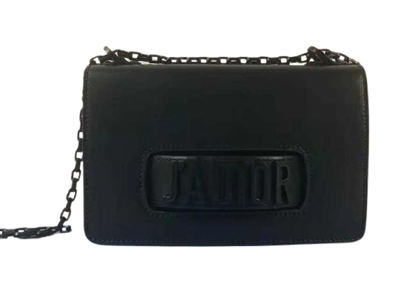 DIOR J'ADIOR ULTRA-MATTE CALF LEATHER BAG BLACK