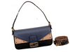 FENDI BAGUETTE FF CROSSBODY BAG PINK BLUE