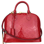 LOUIS VUITTON MONOGRAM VERNIS ALMA PM CHERRY M91611