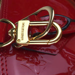 LOUIS VUITTON MONOGRAM VERNIS ALMA PM CHERRY M91611