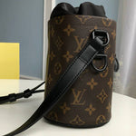 LOUIS VUITTON MONOGRAM CANVAS CHALK NANO BROWN M44631