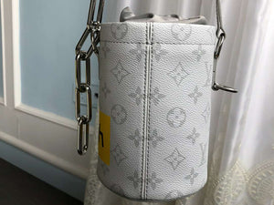 LOUIS VUITTON MONOGRAM CANVAS CHALK NANO WHITE 44631