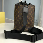 LOUIS VUITTON MONOGRAM CANVAS CHALK SLING BAG BROWN M44625