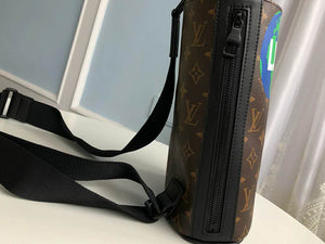 LOUIS VUITTON MONOGRAM CANVAS CHALK SLING BAG BROWN M44625