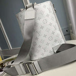 LOUIS VUITTON MONOGRAM CANVAS CHALK SLING BAG WHITE M44629