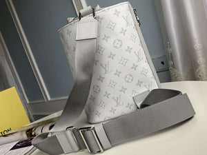 LOUIS VUITTON MONOGRAM CANVAS CHALK SLING BAG WHITE M44629