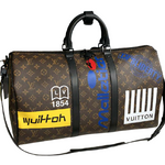 LOUIS VUITTON MONOGRAM CANVAS KEEPALL BANDOULIÈRE 50 BROWN M44642