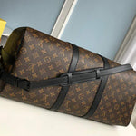 LOUIS VUITTON MONOGRAM CANVAS KEEPALL BANDOULIÈRE 50 BROWN M44642