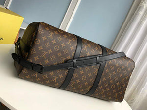 LOUIS VUITTON MONOGRAM CANVAS KEEPALL BANDOULIÈRE 50 BROWN M44642