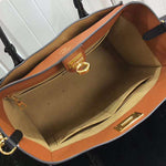 LOUIS VUITTON MONOGRAM CANVAS ON MY SIDE CALF LEATHER BROWN AND BLACK M53823