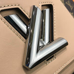 LOUIS VUITTON EPI LEATHER TWIST MM BEIGE MARRON M53802