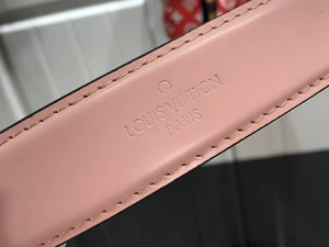 LOUIS VUITTON EPI LEATHER TWIST MM BLANC ROSE M53800