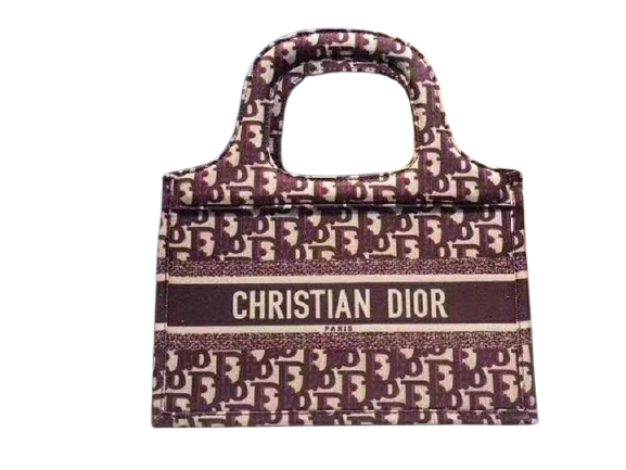 DIOR OBLIQUE DIORCAMP TOTE BURGUNDY