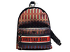 DIOR OBLIQUE WITH CHRISTIAN LOGO BACKPACK AZTEC PATTERN ORANGE