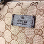 GUCCI GG SUPREME BOSTON DUFFLE BAG DARK BROWN