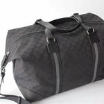 GUCCI GG NYLON GUCCISSIMA XL TRAVEL DUFFLE LUGGAGE BAG BLACK 449180