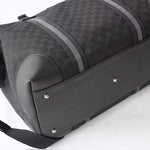 GUCCI GG NYLON GUCCISSIMA XL TRAVEL DUFFLE LUGGAGE BAG BLACK 449180