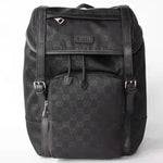 GUCCI GG GUCCISSIMA LARGE NYLON BACKPACK RUCKSACK TRAVEL BAG BLACK