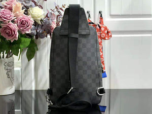 LOUIS VUITTON DAMIER GRAPHITE CANVAS AVENUE SLING BAG N40237