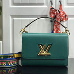 LOUIS VUITTON EPI LEATHER TWIST MM GREEN