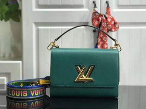 LOUIS VUITTON EPI LEATHER TWIST MM GREEN