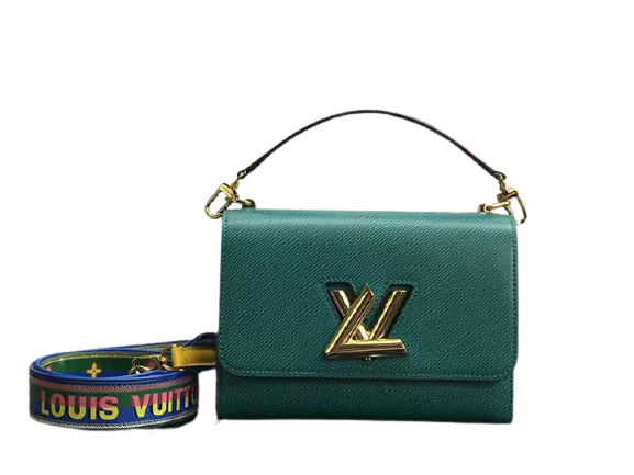 LOUIS VUITTON EPI LEATHER TWIST MM GREEN