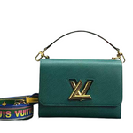 LOUIS VUITTON EPI LEATHER TWIST MM GREEN